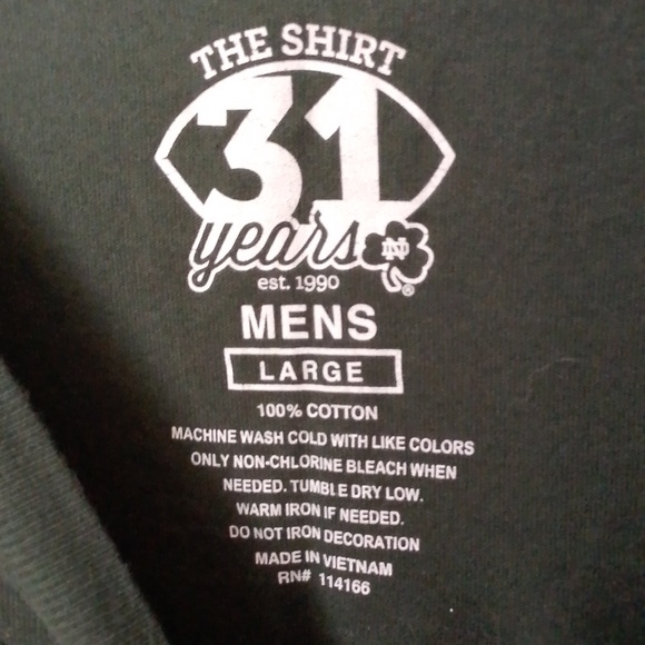 Notre Dame Irish Football T Shirt - Picture 3 of 6